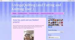 Desktop Screenshot of living4quilting.blogspot.com