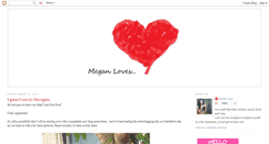 Desktop Screenshot of megan-loves.blogspot.com