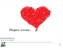 Tablet Screenshot of megan-loves.blogspot.com