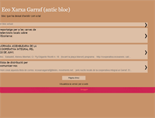 Tablet Screenshot of ecoxarxagarraf.blogspot.com