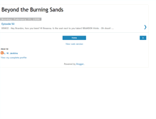 Tablet Screenshot of beyondburningsands-s2.blogspot.com