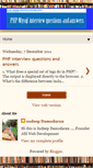 Mobile Screenshot of phpinterviewquestionsandanswers.blogspot.com