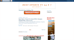 Desktop Screenshot of bestsportstv.blogspot.com