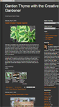 Mobile Screenshot of gardenthymewiththecreativegardener.blogspot.com