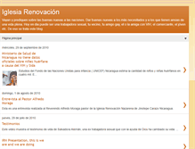 Tablet Screenshot of iglesiarenovacion.blogspot.com