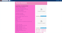Desktop Screenshot of danielaestudante.blogspot.com
