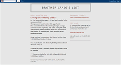 Desktop Screenshot of brothercraigslist.blogspot.com