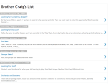 Tablet Screenshot of brothercraigslist.blogspot.com