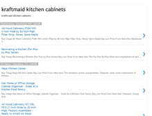 Tablet Screenshot of kraftmaid-kitchen-cabinets.blogspot.com