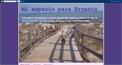 Desktop Screenshot of miespacioparaernesto.blogspot.com