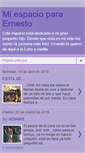 Mobile Screenshot of miespacioparaernesto.blogspot.com