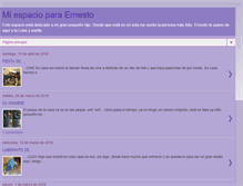 Tablet Screenshot of miespacioparaernesto.blogspot.com