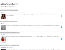 Tablet Screenshot of milkystrawberry.blogspot.com