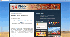 Desktop Screenshot of mavatravelperu.blogspot.com