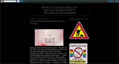 Desktop Screenshot of masculinidadesendeconstruccion.blogspot.com