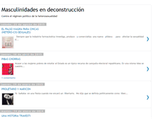 Tablet Screenshot of masculinidadesendeconstruccion.blogspot.com