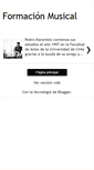 Mobile Screenshot of formacion-musical.blogspot.com