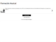 Tablet Screenshot of formacion-musical.blogspot.com