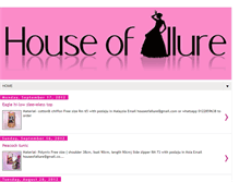 Tablet Screenshot of houseofallure.blogspot.com