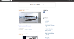 Desktop Screenshot of plutomaniac.blogspot.com