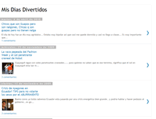 Tablet Screenshot of misdiasdivertidos.blogspot.com