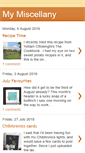 Mobile Screenshot of mymiscellany-cook22.blogspot.com