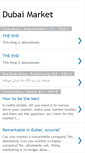 Mobile Screenshot of dubaimarket.blogspot.com