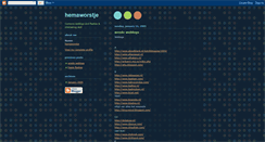 Desktop Screenshot of hemaworstje.blogspot.com