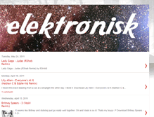 Tablet Screenshot of elektroniskmusic.blogspot.com