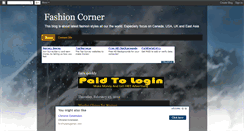 Desktop Screenshot of fash-corner.blogspot.com