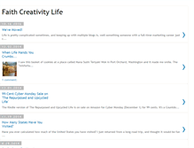 Tablet Screenshot of faithcreativitylife.blogspot.com