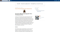 Desktop Screenshot of newtestamenttempleritual.blogspot.com