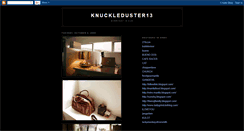 Desktop Screenshot of knuckleduster13.blogspot.com