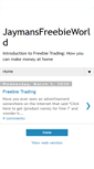Mobile Screenshot of jaysfreebietrading.blogspot.com