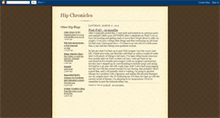 Desktop Screenshot of hipchronicles.blogspot.com