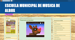 Desktop Screenshot of escuelademusicadealbox.blogspot.com