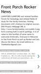 Mobile Screenshot of frontporchrockernews.blogspot.com