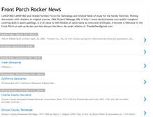 Tablet Screenshot of frontporchrockernews.blogspot.com
