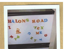 Tablet Screenshot of halonsroad.blogspot.com