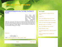 Tablet Screenshot of manukahoneyreview.blogspot.com