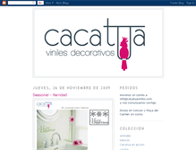 Tablet Screenshot of cacatuaviniles.blogspot.com