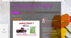 Desktop Screenshot of jamuratudarashoppe.blogspot.com