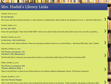 Tablet Screenshot of hudaklibrarylinks.blogspot.com