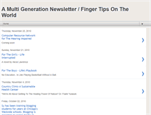 Tablet Screenshot of amultigenerationnewsletter.blogspot.com
