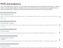 Tablet Screenshot of pcos-pregnancy.blogspot.com