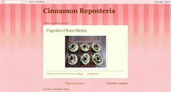 Desktop Screenshot of cinnamonreposteria.blogspot.com