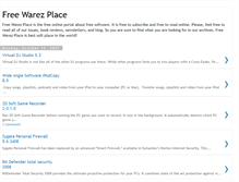 Tablet Screenshot of freewarezplace.blogspot.com