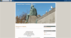 Desktop Screenshot of hausfrauhanna.blogspot.com