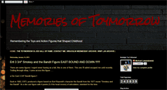 Desktop Screenshot of memoriesoftoymorrow.blogspot.com