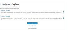Tablet Screenshot of charisma-playboy.blogspot.com